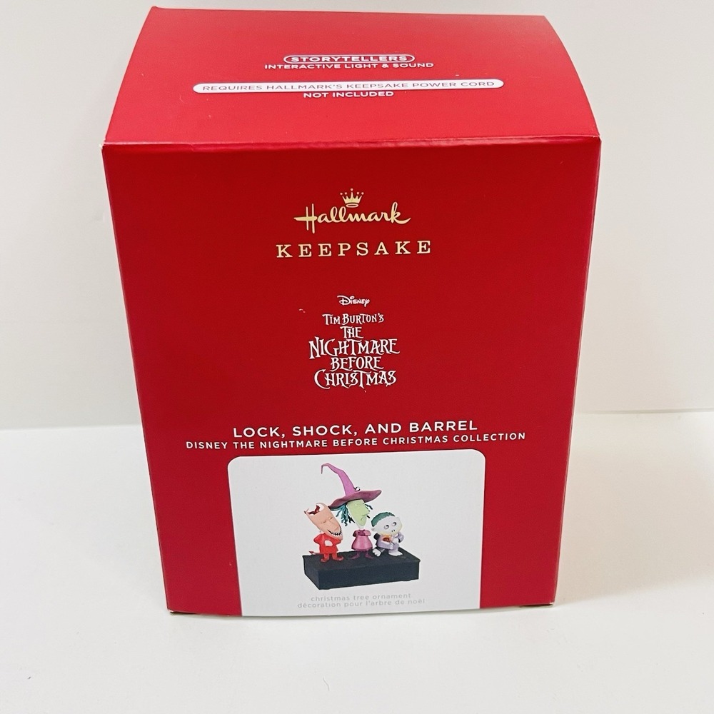 2021 Hallmark Nightmare Before Christmas Lock, Shock, And Barrel Storyteller